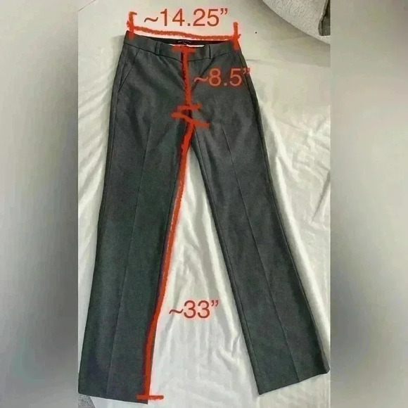 Banana Republic NWT Size 2 Gray Dress Pants - Picture 9 of 9